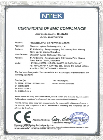 Charger EMC