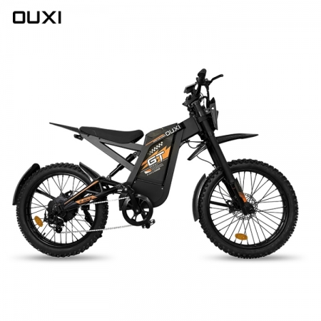 OUXI GT2000 60V 2000W Electric Fatbike Dual Suspension 20 Inch Fat Tire Ebike Long Range Fat Tire Ebike Electric Bicycle